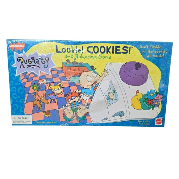 Mattel Other - Vintage 1998 Nickelodeon Rugrats Lookie! Cookies! 3-D Balancing Game *BOX DAMAGE